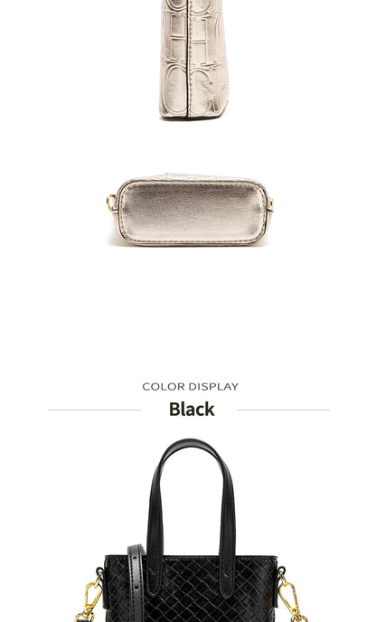 Women's Phone Bag 2025 New Black Simple Texture Women's Crossbody Bag Wallet