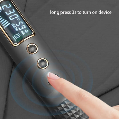 3-In-1 Hair Curler Straightener Anti-Scald Curling Iron Brush Ceramic Ionic Hair Heated Round Brush Electric Curling Wand
