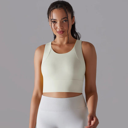 Nylon Sexy Women's Sports Bra Top Women Tight Elastic Gym Sport Yoga Bras Crop Top Yoga Clothes Stretch Women Sports Underwear