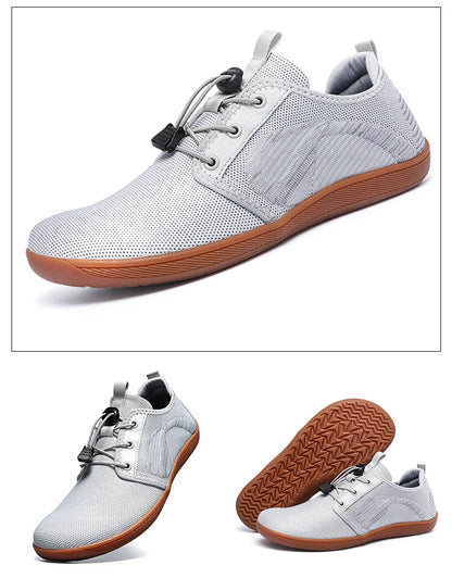 New Unisex Wider Shoes Breathable Mesh Men Barefoot Wide-toed Shoes Brand Flats Soft Zero Drop Sole Wider Toe Sneakes Large Size