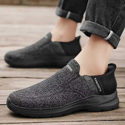 New Summer Breathable Canvas Shoes Men Loafers Slip On Sneakers Fashion Casual Men Shoes Lightweight Flats Men Driving