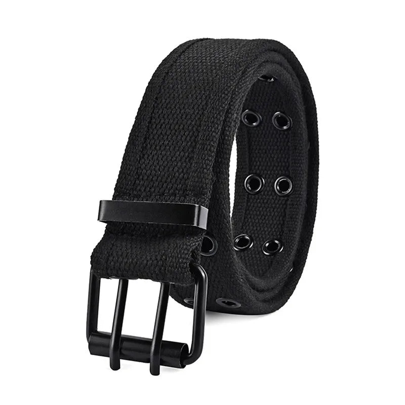 Men Belts Canvas Nylon Webbing Belt Fashion Casual Designer Unisex Belts High Quality Sports Military Strap Cargo Pants Belt