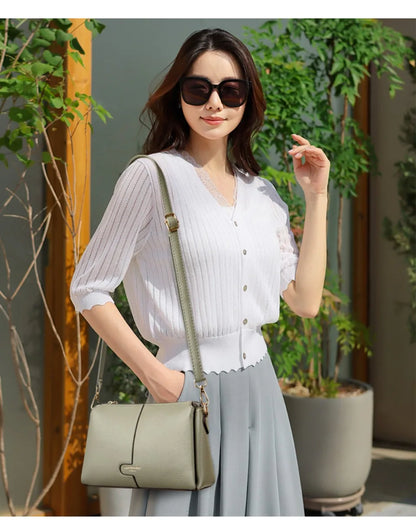 Genuine Brand Luxury Handbags Women Bags Designer Top Quality Soft Leather Shoulder Bags for Women Female Crossbody Bag Handbags