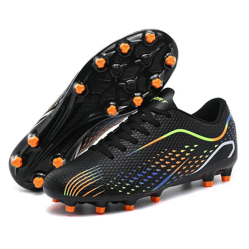 Kids Youth Soccer Shoes Cleats Football Boots Men Non Slip Breathable Lightweight Training Sneakers Boys Children Football Match