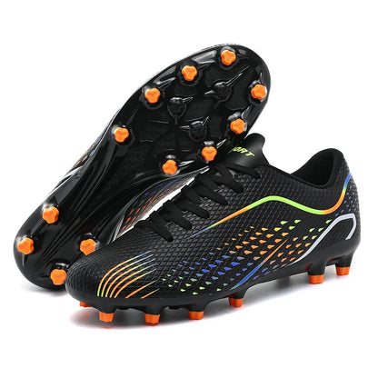 Kids Youth Soccer Shoes Cleats Football Boots Men Non Slip Breathable Lightweight Training Sneakers Boys Children Football Match