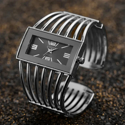 Female Bracelet Watch Luxury Rectangle Dial Bangle Watches Womens Fashion Rose Gold Silver Dress Clock Ladies Wristwatch Relojes
