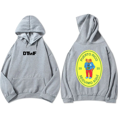 Hoodies Bad Bunny Singer Printing Sweatshirts Men Women Clothing Sudaderas Hombre Male
