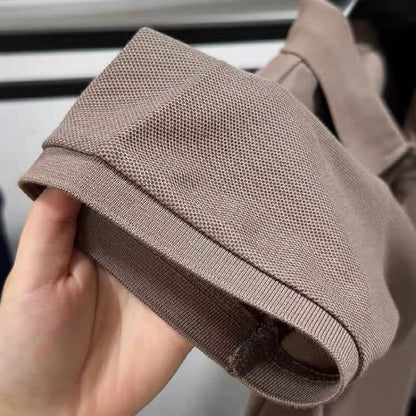 High quality men's heavyweight summer new cotton classic brand embroidered comfortable polo shirt breathable trendy short sleeve