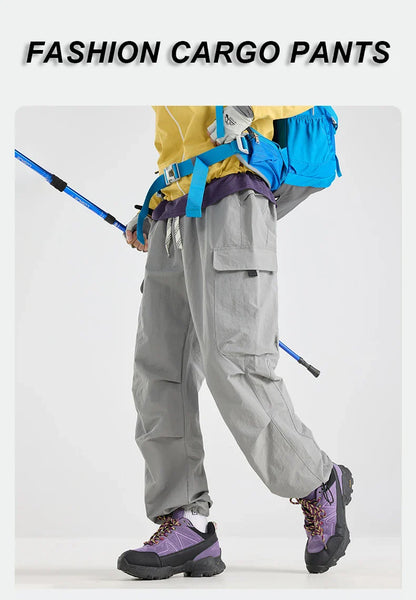 2026 New Men's Water-repellent Hiking Pants Scratch Resistance Fashion Cargo Pants Breathable Trousers Fishing Camping Pants