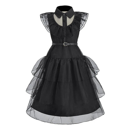 Vestido da Anna e Elsa para Meninas, Fantasia Cosplay Infantil de Halloween, Vestidos de Princesa para Crianças, Festa de Aniversário Elegante, Roupas de Carnaval 3-10 Anos