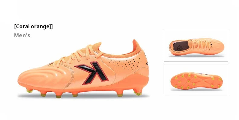 Professional Match Football Shoes Kangaroo Leather Fg Anti Slip Football Boots Ag Daily Training Indoor Football Shoes