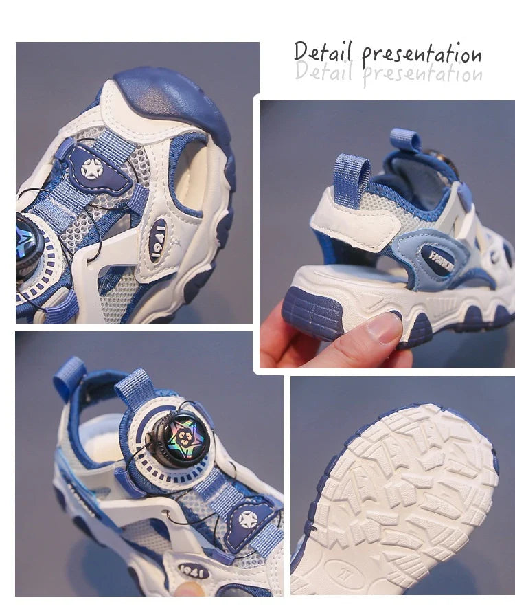Lightweight Kids Shoes Children Girls Boys Sandals Children Beach Sandals New Non-slip Soft Bottom Breathable Boys Shoes