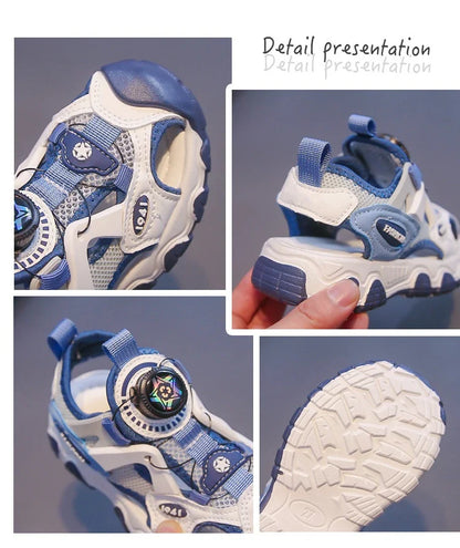 Lightweight Kids Shoes Children Girls Boys Sandals Children Beach Sandals New Non-slip Soft Bottom Breathable Boys Shoes