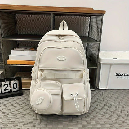 Simple Large Capacity Sports Travel Backpack Junior High School Leisure Backpack Tutorial Bag
