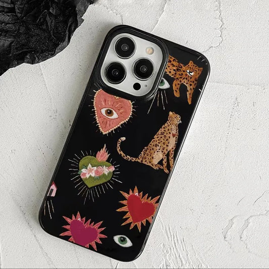 Love Phone Case For IPhone 16 Pro Max 15 14 13 12 11 Shockproof Cover Case For IPhone X XS XR 7 8 Plus Case