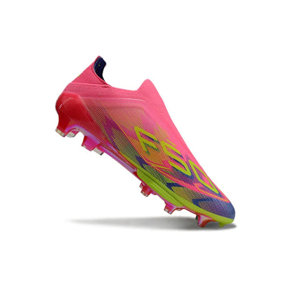 Without-lace Mens Soccer Shoes Football Shoes F50+ TF/FG Football Field Boots Comfortable Non-Slip Training Soccer Sneakers
