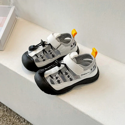 Children Sport Sandals Baby Soft Breathable Beach Sandals Summer Boys Girls Hollow Cool Running Shoes Kids Buckle Sandals