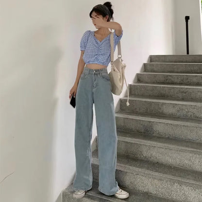 Excellent Quality Autumn Y2K Jeans Women Denim Pants