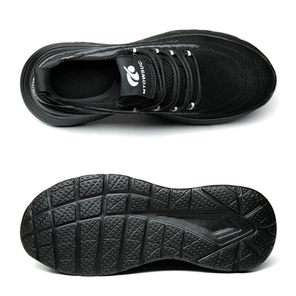 Men's Summer Labor Protection Shoes Insulated Anti-Smashing Anti-Piercing Steel Toe Caps Safety Comfortable Work Footwear