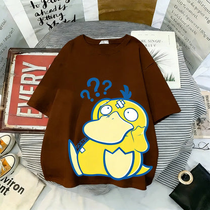 T Shirt Man Women 2026 Summer Y2k Cotton Short Sleeve Tee Streetwear Clothes Oversized Casual Top Fashion Unisex
