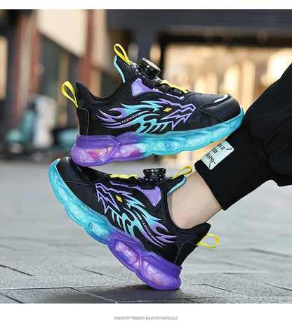 Kids Shoes Boy Casual Sneakers Platform Comfortable Children School Sports Tenis Boy Shoes Children's Basketball Shoes