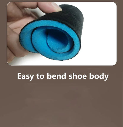 Men's Winter Warm Barefoot Shoes Waterproof Wide Toe Non-Slip Rubber Sole Plush Lined Hiking Shoes Outdoor Sneakers Running Shoe