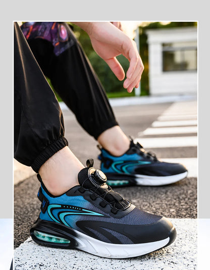 Rotating buckle lightweight and breathable work shoes, protective shoes, industrial safety, puncture resistant steel toe shoes