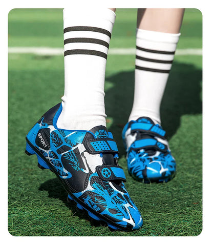 New Men Kids Non-Slip Ultralight Football Boots Professional Cleats Grass Boys Soccer Shoes Match Training Shoes Drop Shipping