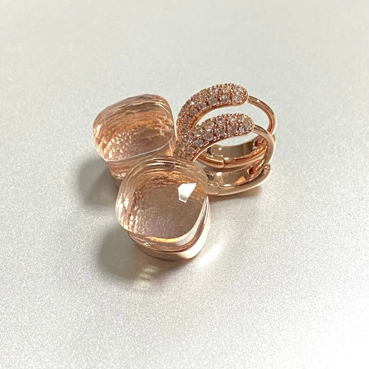 Classic Candy Color Earrings Inlay Transparent Zircon 27Colors Crystal Earrings Rose Gold Plated Fashion Jewelry For Women