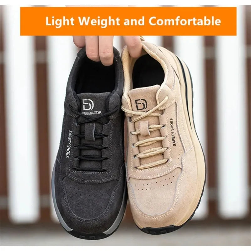safety autumn shoes breathable work shoes anti stab work sneakers with steel toe indestructible shoes anti smashing safety shoes