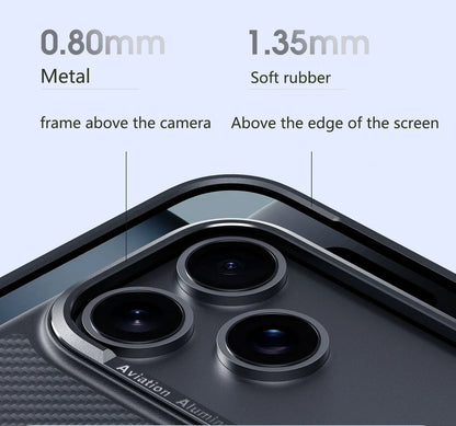 For 600D Kevlar Series iphone 17 pro case of aramid fiber anti-fall Case With Magnetic For iphone 17 pro max case