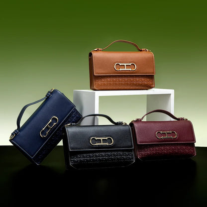 Crossbody Bag Brand Women's Bag Letter Print Leather Compact Elegant Handbag Tote Bag Exquisite Fashion Women's Bag