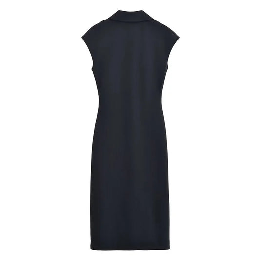 Pleated Midi Dresses for Women Sleeveless Shirt Dress Woman White Black Women's Summer Dress Draped Party Dress Women