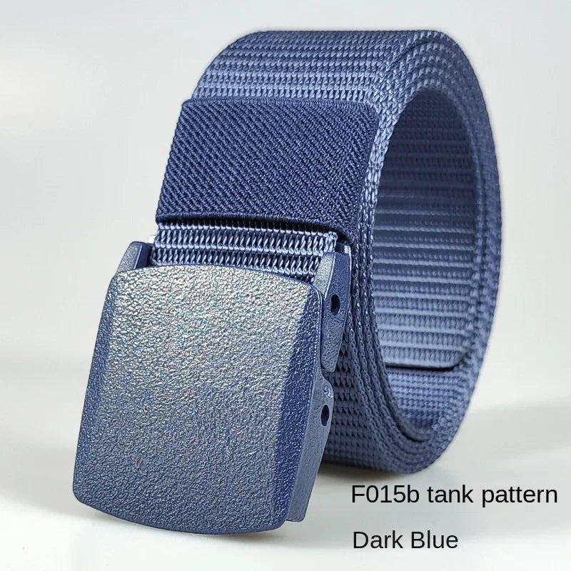 White Automatic Buckle Nylon Army Tactical Men Belt Military Waist Canvas Belt Outdoor Strap Travel Jeans Black Belts for Women