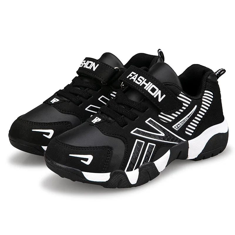 Children Boys Shoes School Sports Fashion Leather for Kids Tennis Casual Sneakers Children's Boy Running Walking Outdoor Shoe