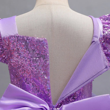 Cinderella Princess Ball Gown Fancy Birthday Rapunzel Belle Vestidos Party Dress Girls Costume Carnival Elegant Clothes