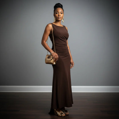 2026 Newest INS Style Wine Color Elegant Women Heels Nigeria Popular Designer African Ladies Shoes And Bag Set for Wedding