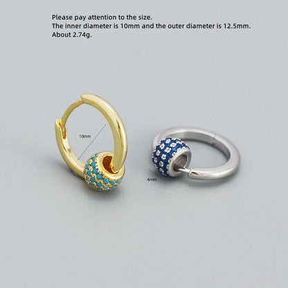 925 Sterling Silver Earring Zircon Sun Flower Ear Ring Geometric Style Water Drop Ear Bone Cute Temperament Woman Girl Ear Jewel