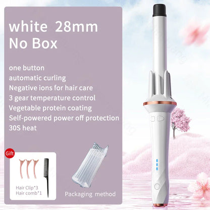 Automatic Hair Curler 28mm/32mm Large Wave Curling Iron Anion Fast Heating Professional Styling Curlers Curling Wand Hair Waver