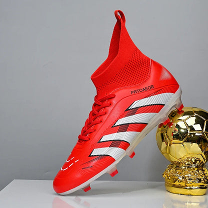 New Men Match Professional Football Boots Non-Slip TF/FG Soccer Shoes Boys Sneakers Comfortable Ankle Sports Shoes Unisex