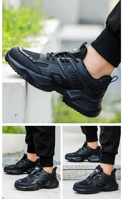 Labor Protection Shoes Are Lightweight Odor Resistant Breathable Smash Resistant Puncture Resistant Wear-resistant Safe for Work