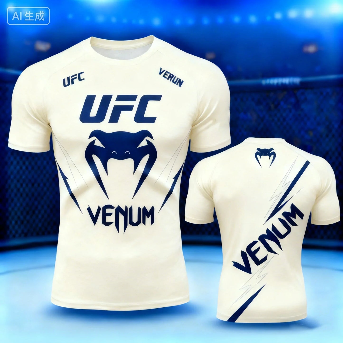Fashion Gym T-shirt Man Boxing Fighting Competition Training Sports T Shirts Casual O-neck Short Sleeve Tops Summer Loose Tees