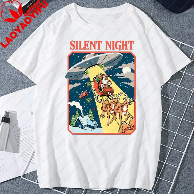 Let's Sacrifice Toby Horror Satanist Graphic Tops Unique Creative Cartoon Streetwear Unisex Scary Short-sleev Tee Ropa Hombre