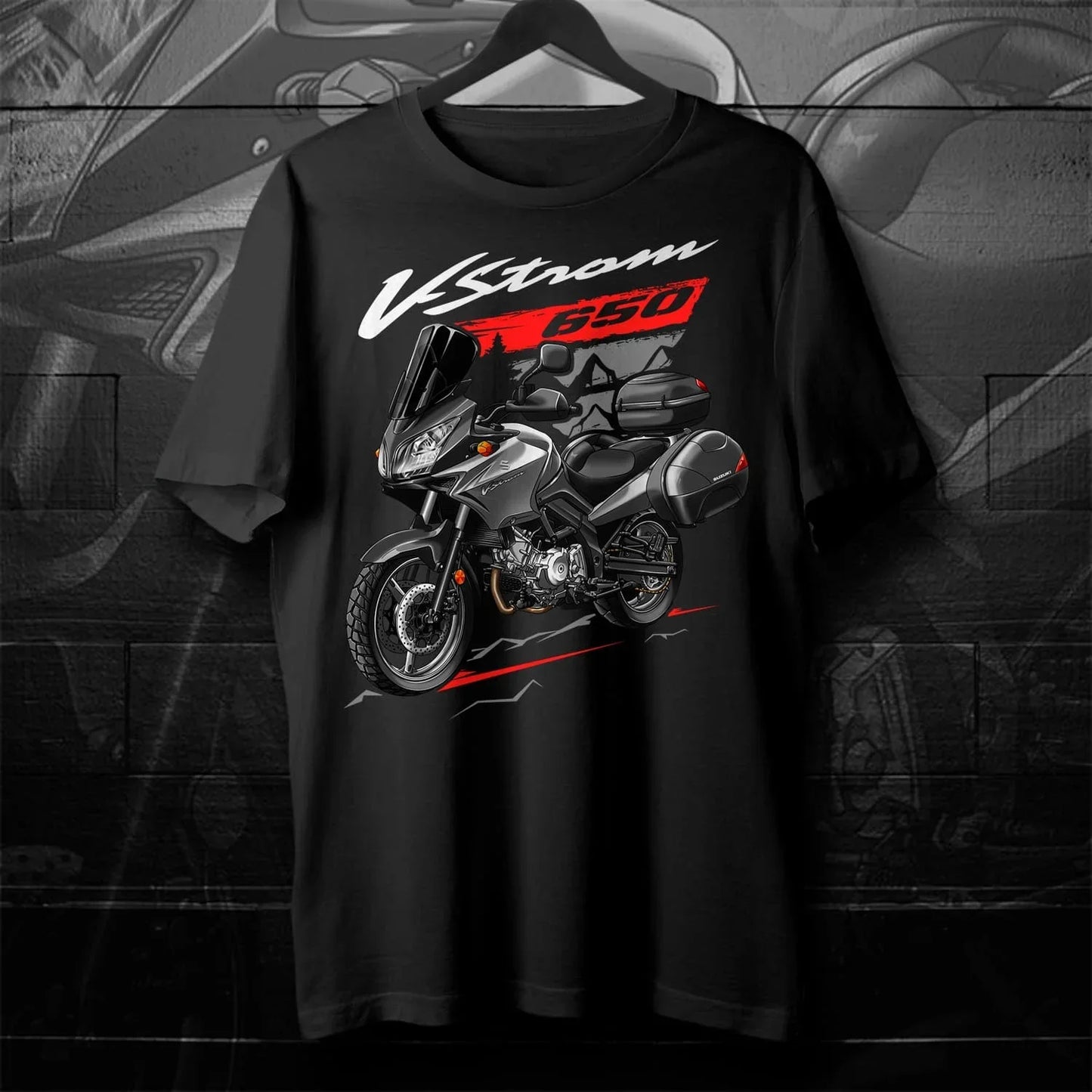 Classic Japanese 2004-2011 Models V-Strom 650 Motorcycle T-Shirt 100% Cotton O-Neck Short Sleeve Summer Casual Mens T-shirt
