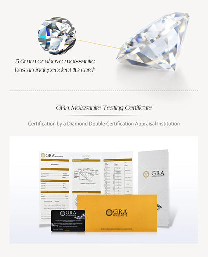 Teardrop Shape Earrings Moissanite DVVS1 Round Cut 925 Sterling Silver Gold Plated For Women Wedding Party Jewelry Gift