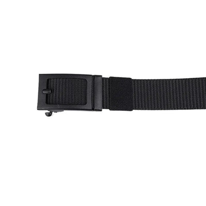 Men's And Women's Toothless Automatic Buckle Belt Military TrainingCanvas Belt New Metal Buckle Young Students' Versatile Belt T