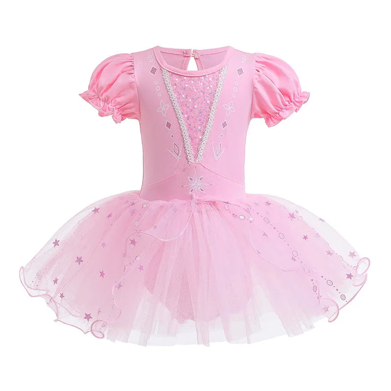 Girl Ballet Dancing Dress Party Fancy Sequined TUTU Dress Princess Girl Clothes Baby Girl Stage Shows Party Costumes