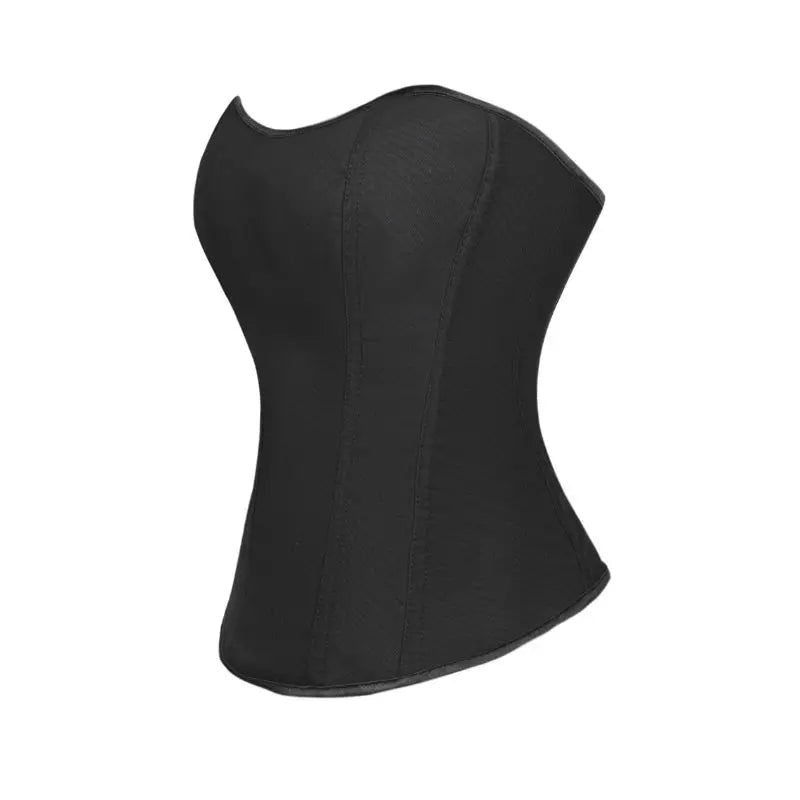 Black women is corset  strapless and body shaping top