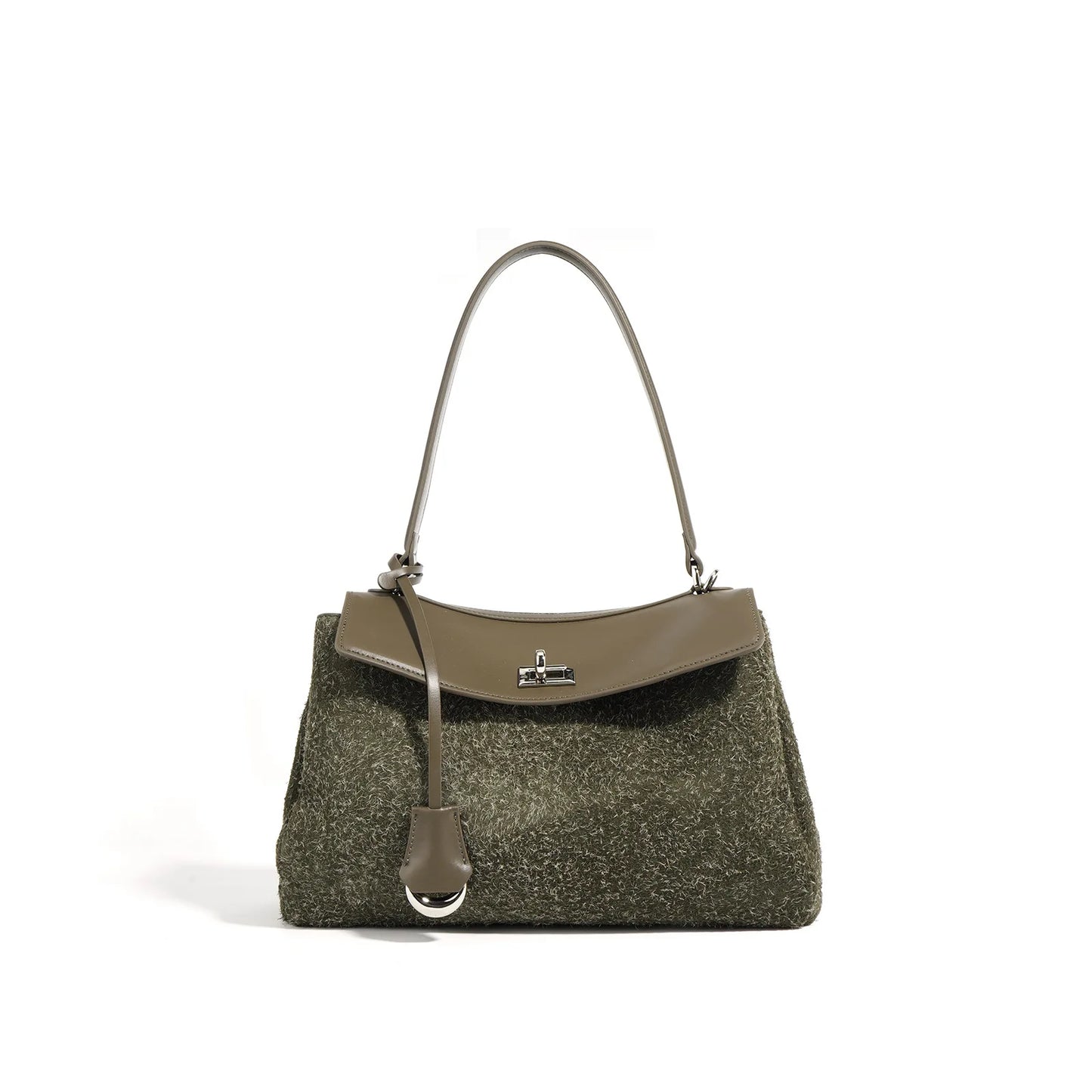 Various Genuine Leather Luxury Bag Fashion Women's Handbag Vegetable Basket Style Portable Women Bucket Bag with Lock