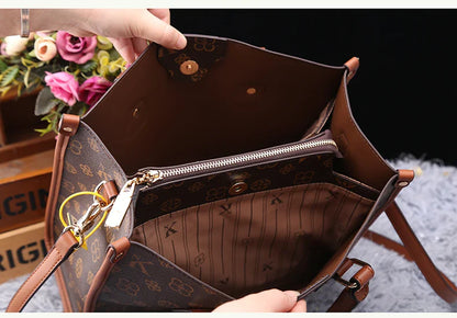 Light luxury brand women's bag 2025 new fashionable and versatile single shoulder crossbody high-end handbag with large capacity